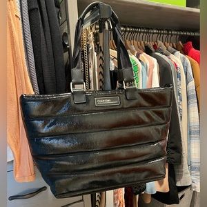 Calvin Klein quilted style bag EUC